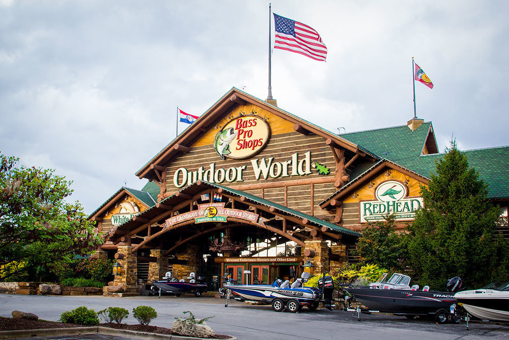 Bass Pro Shops leads its category of camping and outdoor gear.